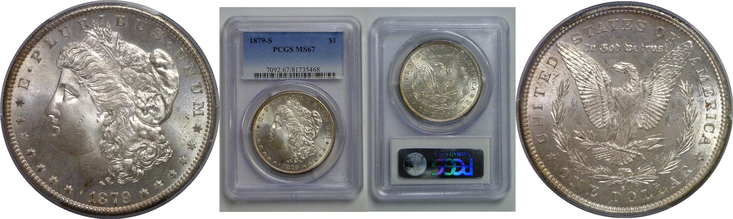 1879-S Morgan Dollar   PCGS MS-67