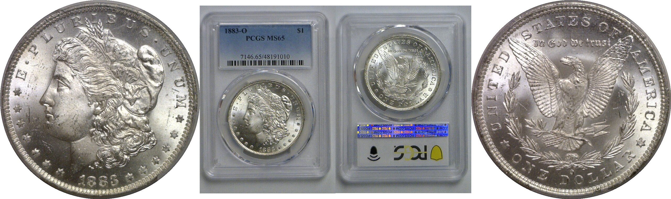 1883-O Morgan Dollar   PCGS MS-65