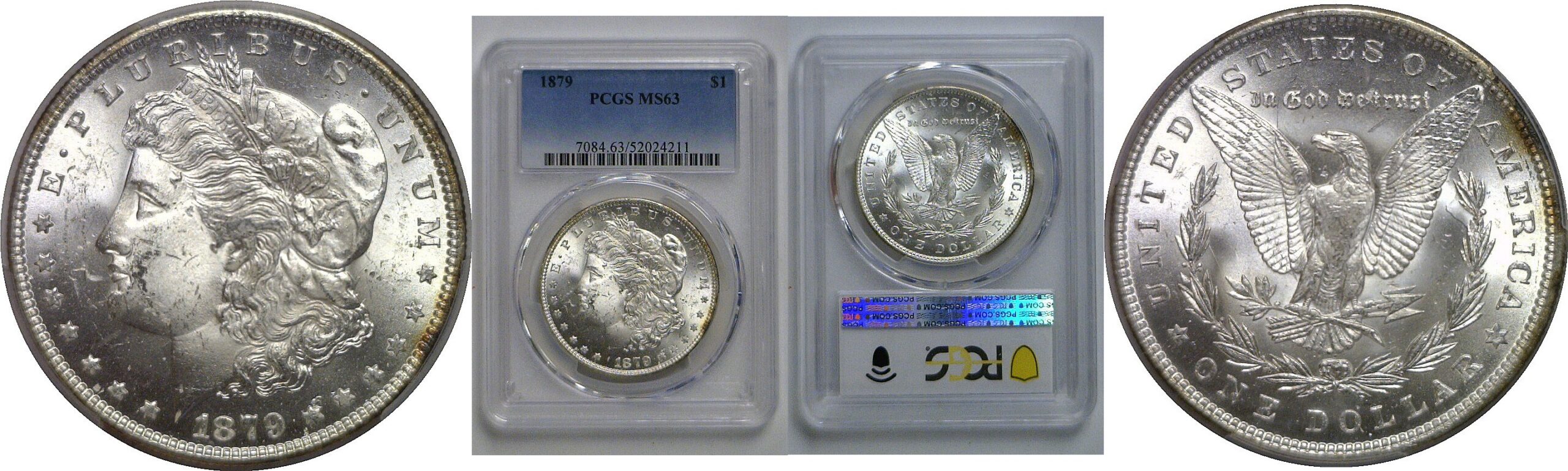 1879 Morgan Dollar   PCGS MS-63