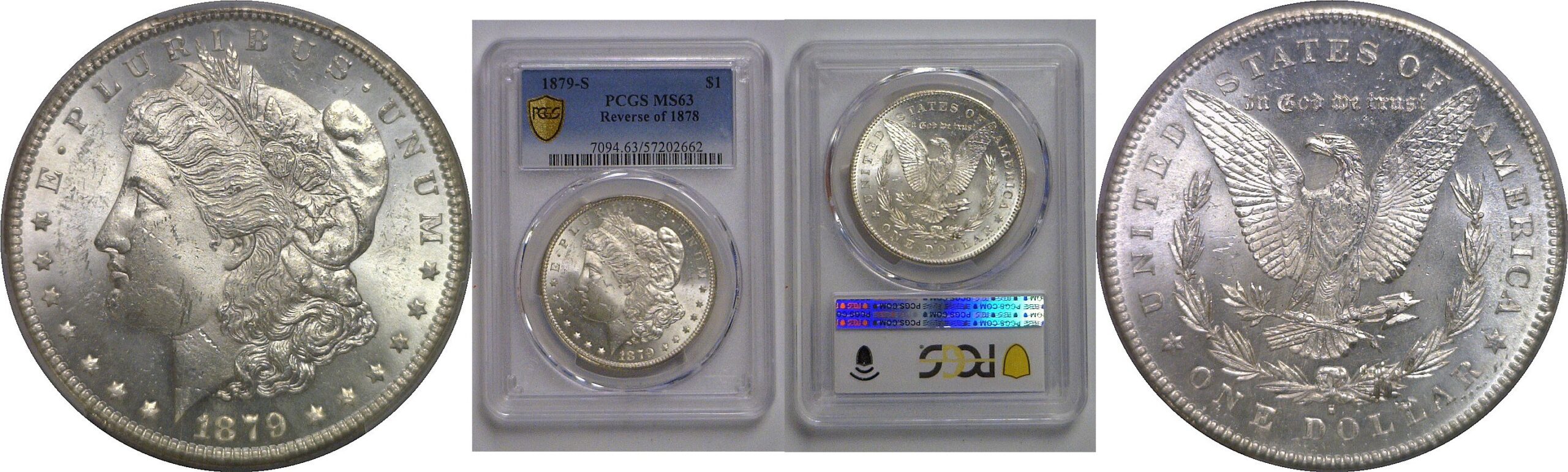 1879-S Reverse of 1878   Morgan Dollar   PCGS MS-63