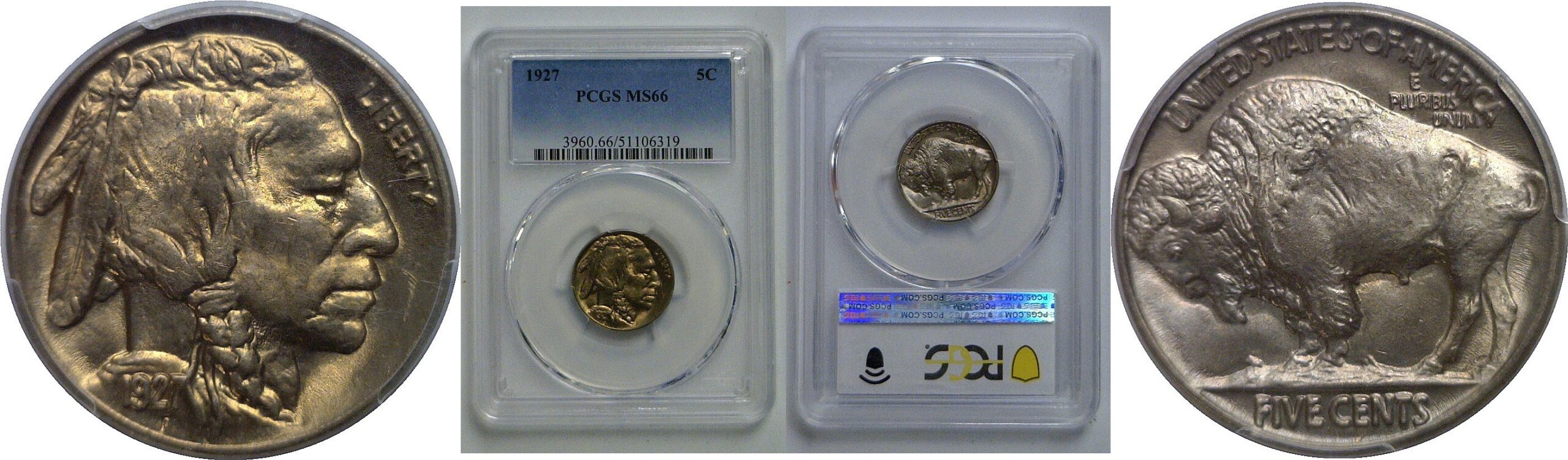 1927 Buffalo Nickel   PCGS MS-66