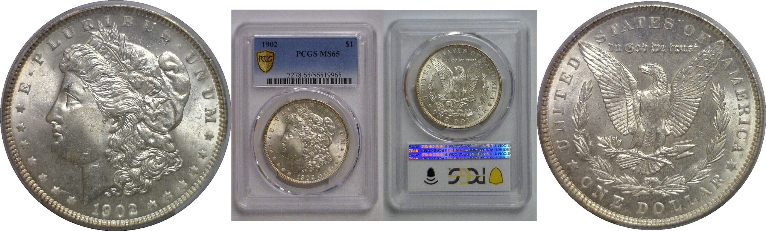 1902 Morgan Dollar   PCGS MS-65