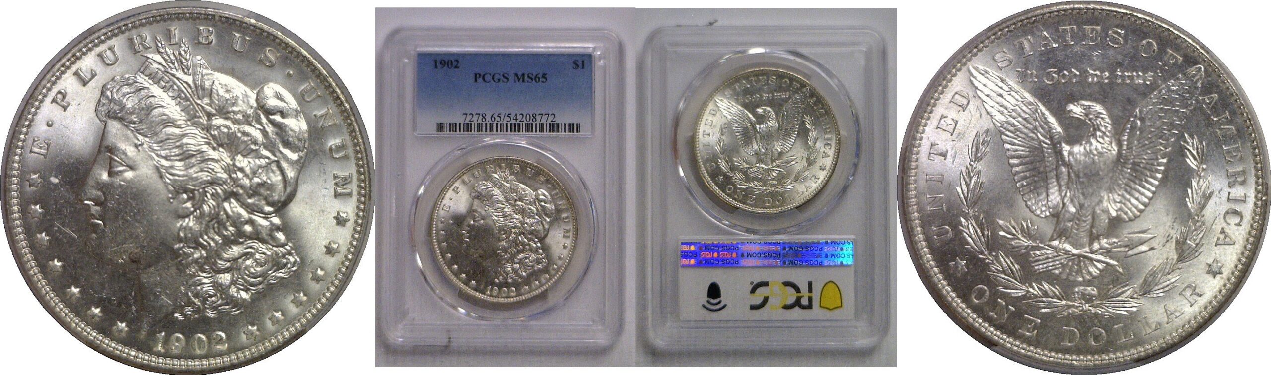 1902 Morgan Dollar   PCGS MS-65