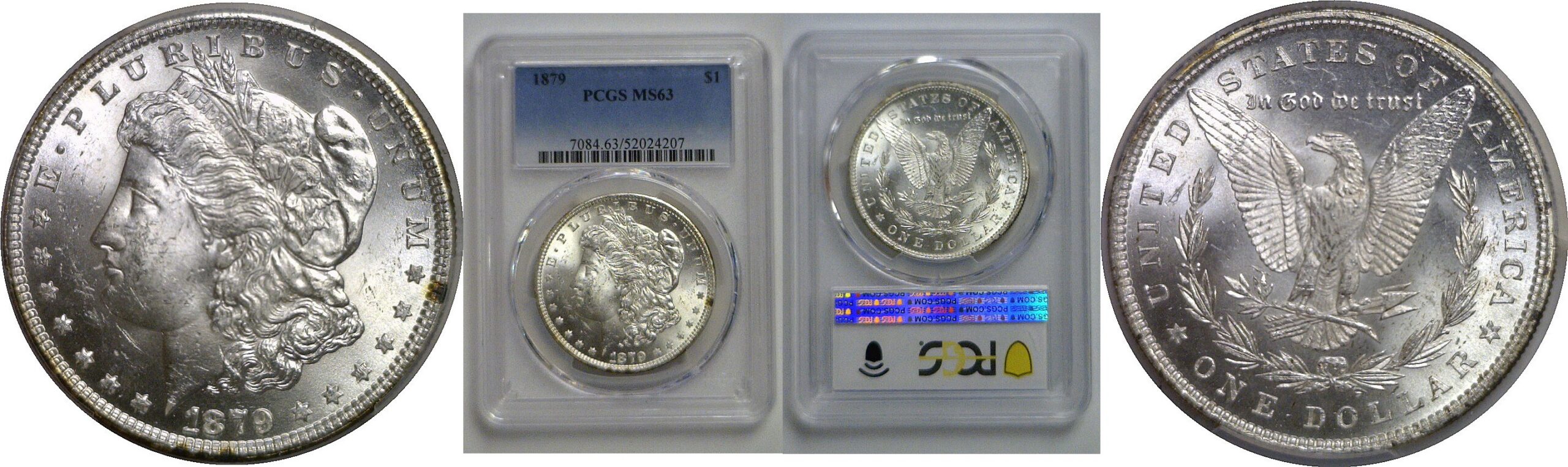 1879 Morgan Dollar   PCGS MS-63