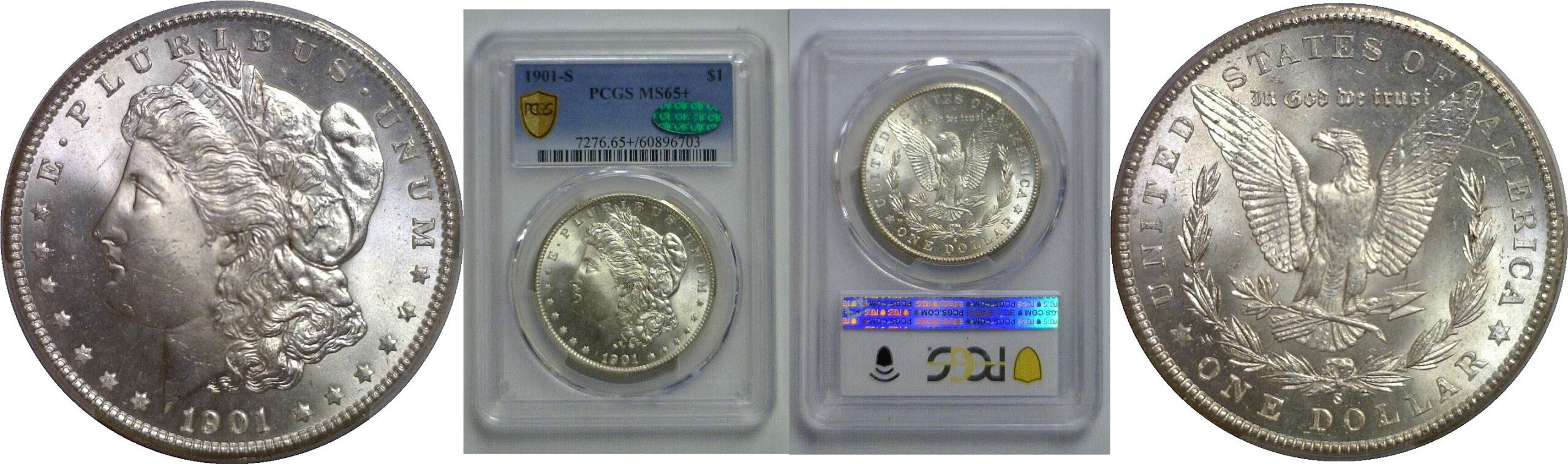 1901-S Morgan Dollar   PCGS MS-65+  CAC