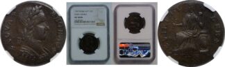 1787 Nova Eborac Copper   NGC AU-58