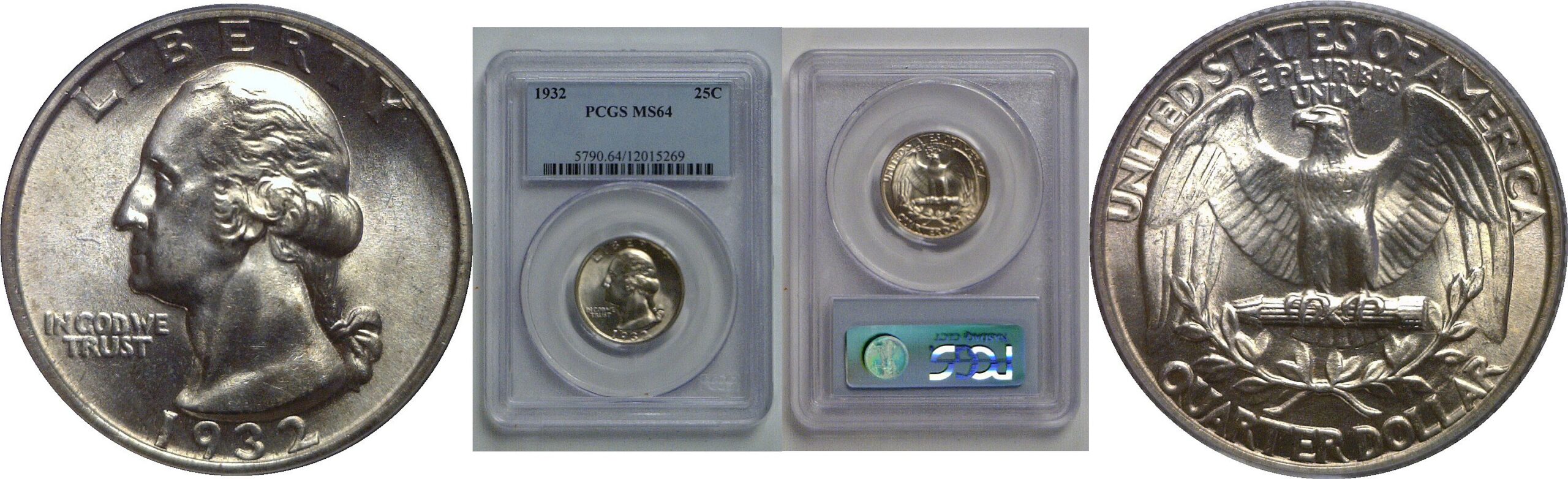 1932 Washington Quarter   PCGS MS-64