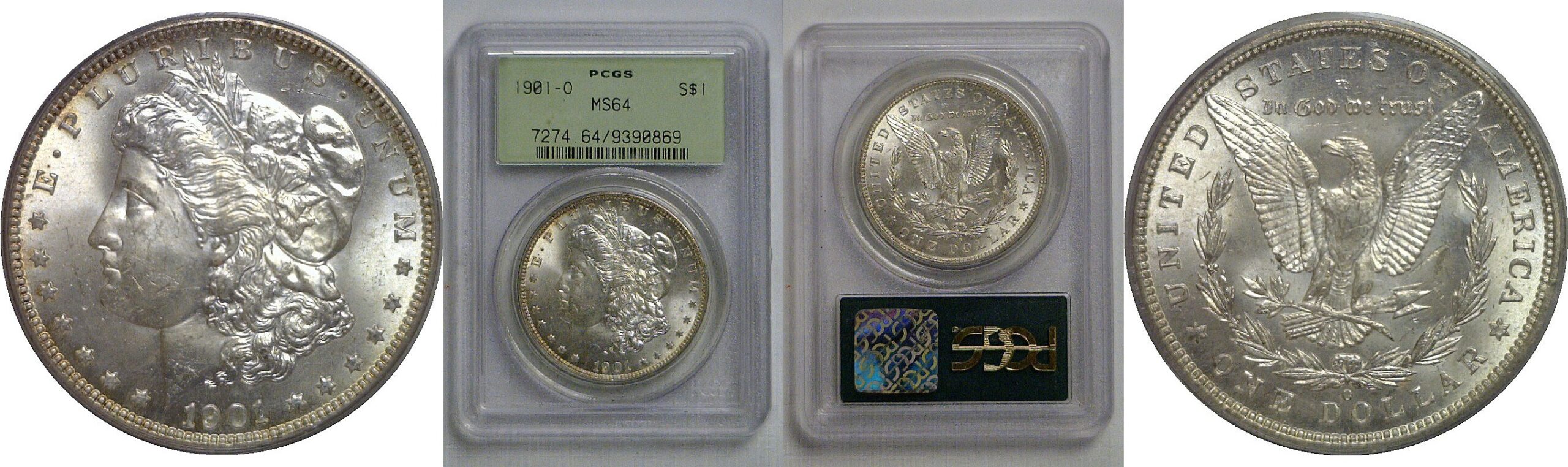 1901-O Morgan Dollar    PCGS MS-64