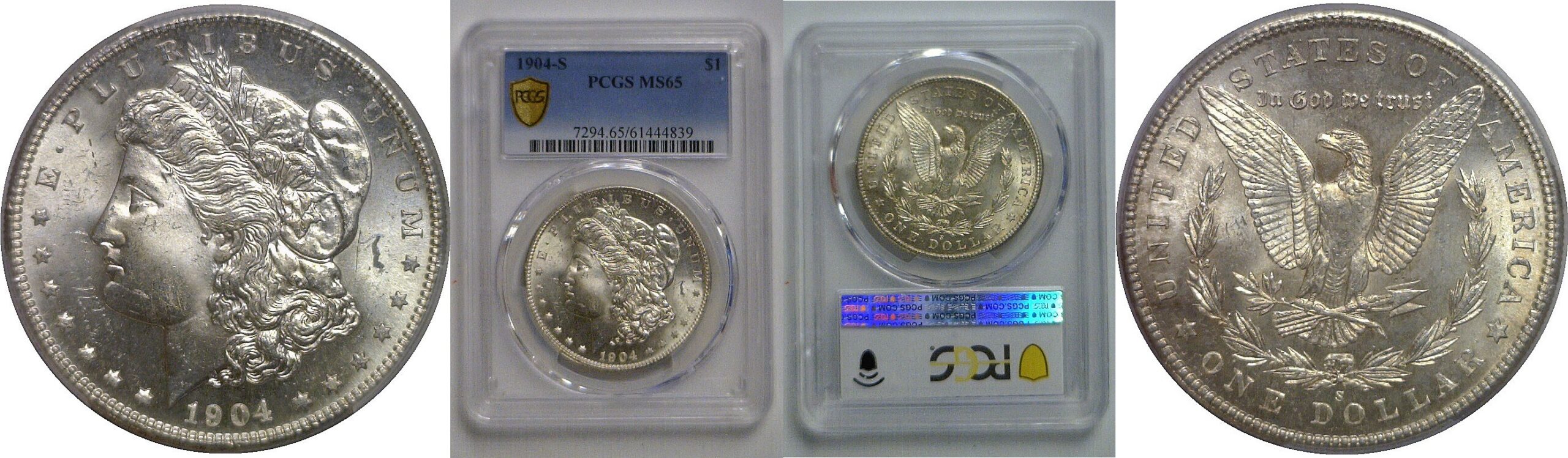 1904-S Morgan Dollar   PCGS MS-65