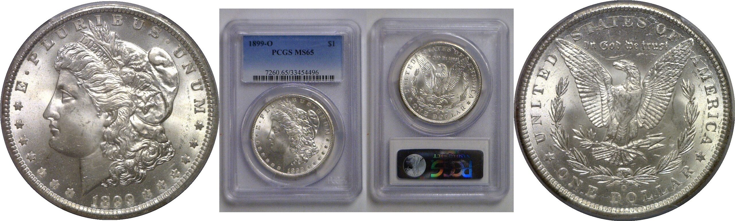 1899-O Morgan Dollar   PCGS MS-65