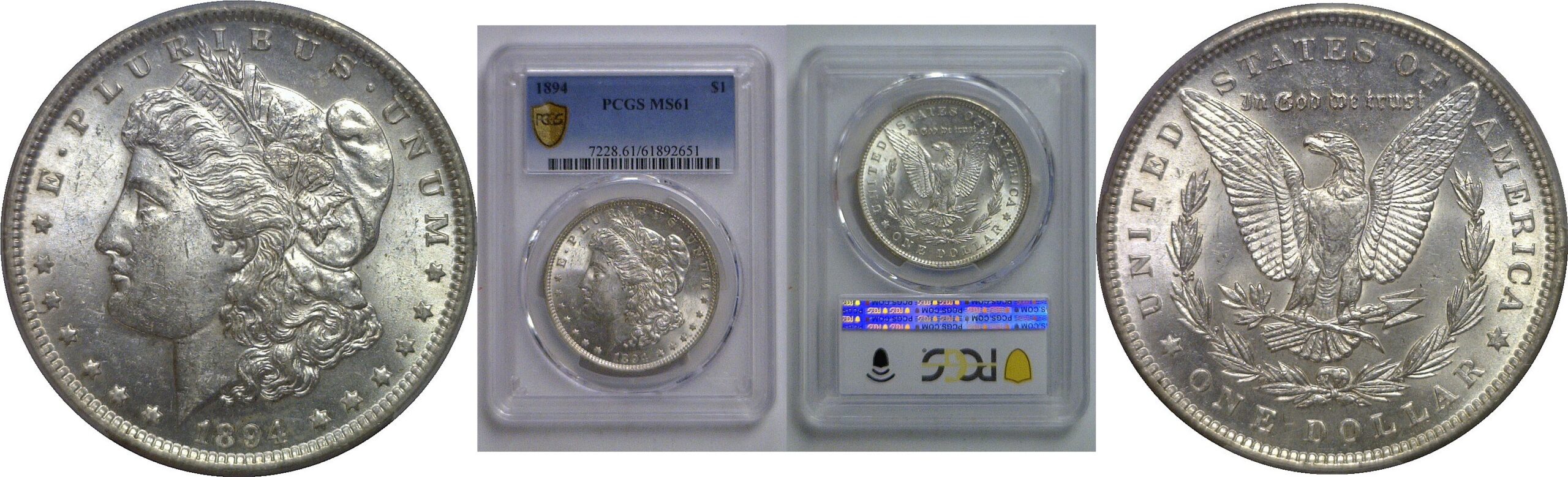 1894 Morgan Dollar   PCGS MS-61