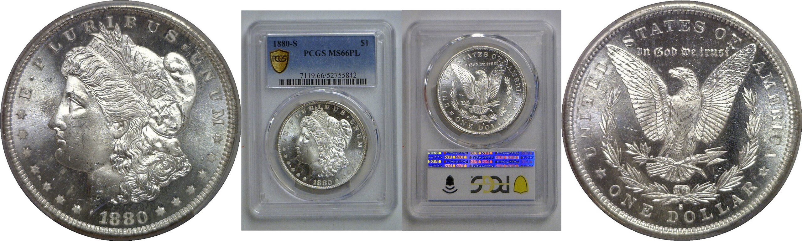 1880-S Morgan Dollar   PCGS MS-66 PL