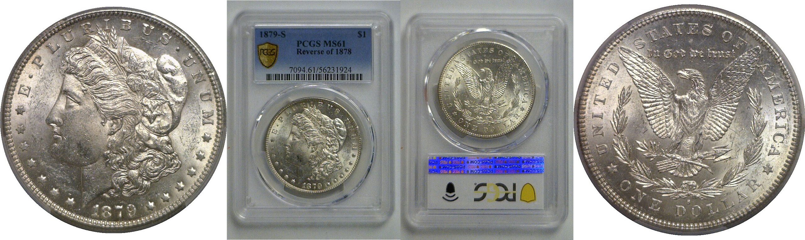 1879-S Reverse of 1878   Morgan Dollar   PCGS MS-61