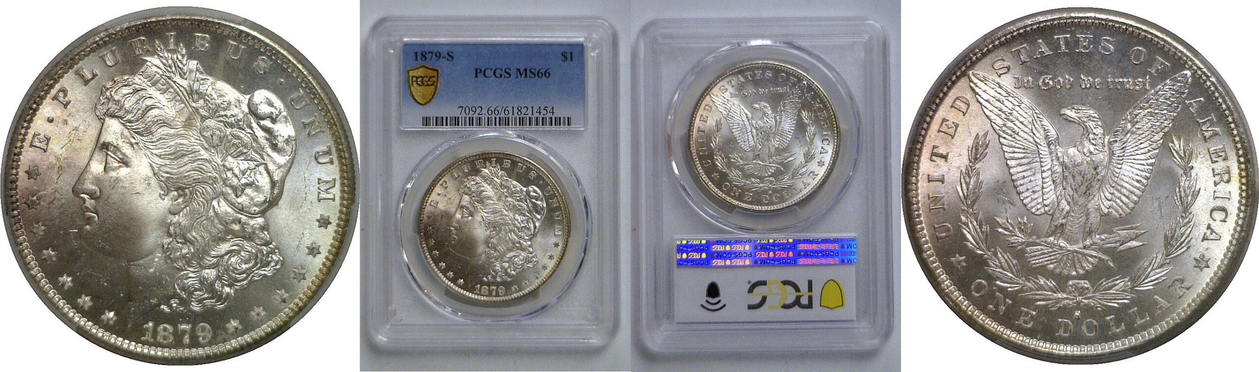 1879-S Morgan Dollar   PCGS MS-66