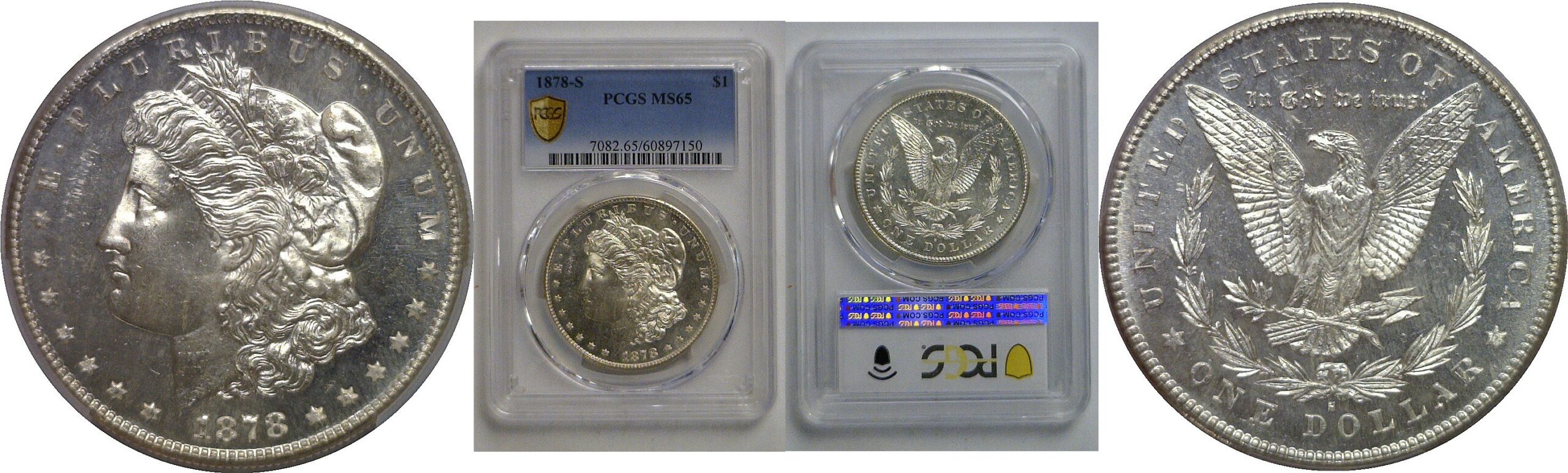 1878-S Morgan Dollar   PCGS MS-65