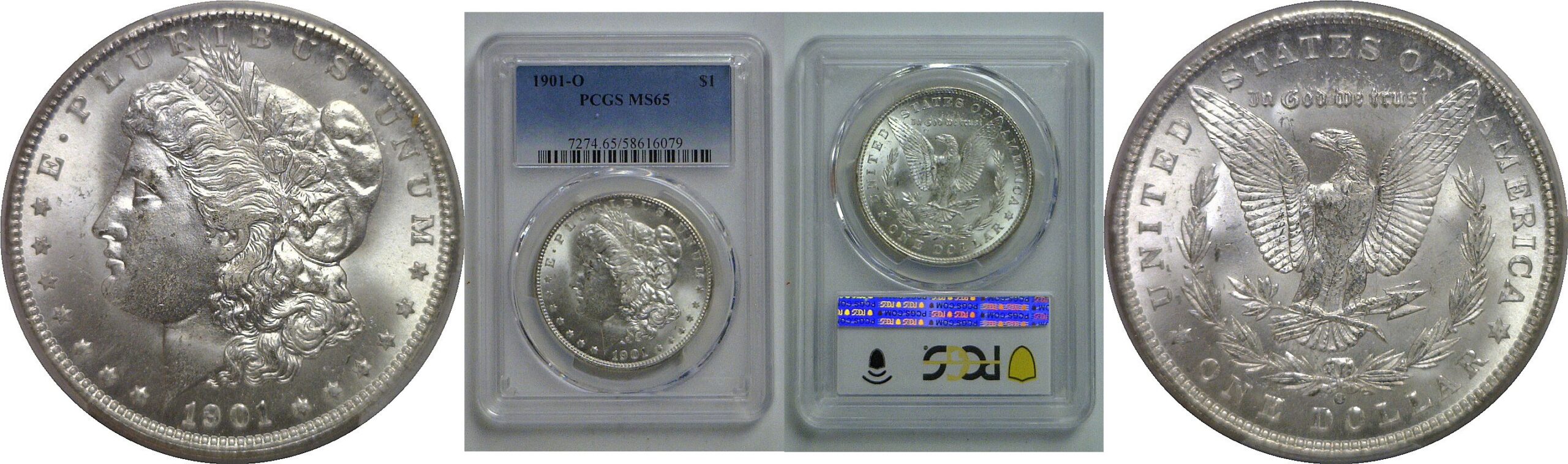 1901-O Morgan Dollar   PCGS MS-65