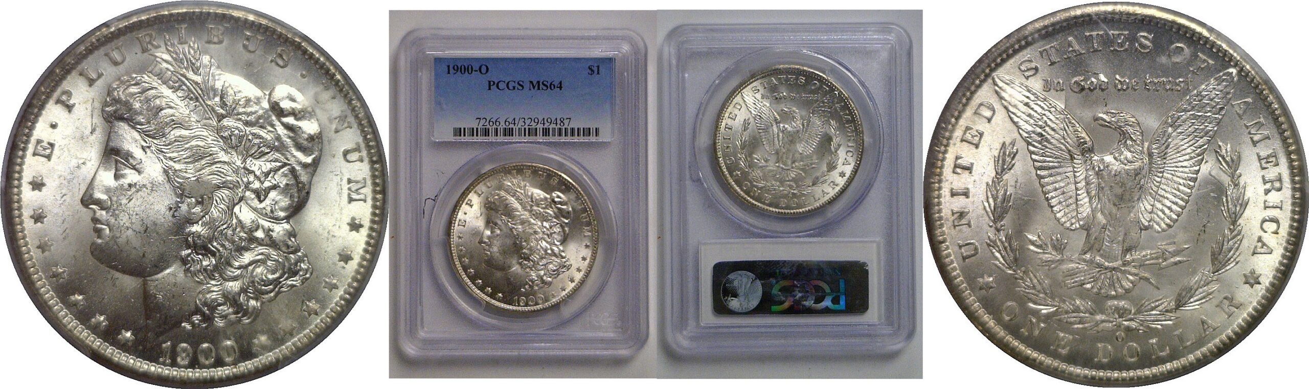 1900-O Morgan Dollar   PCGS MS-64