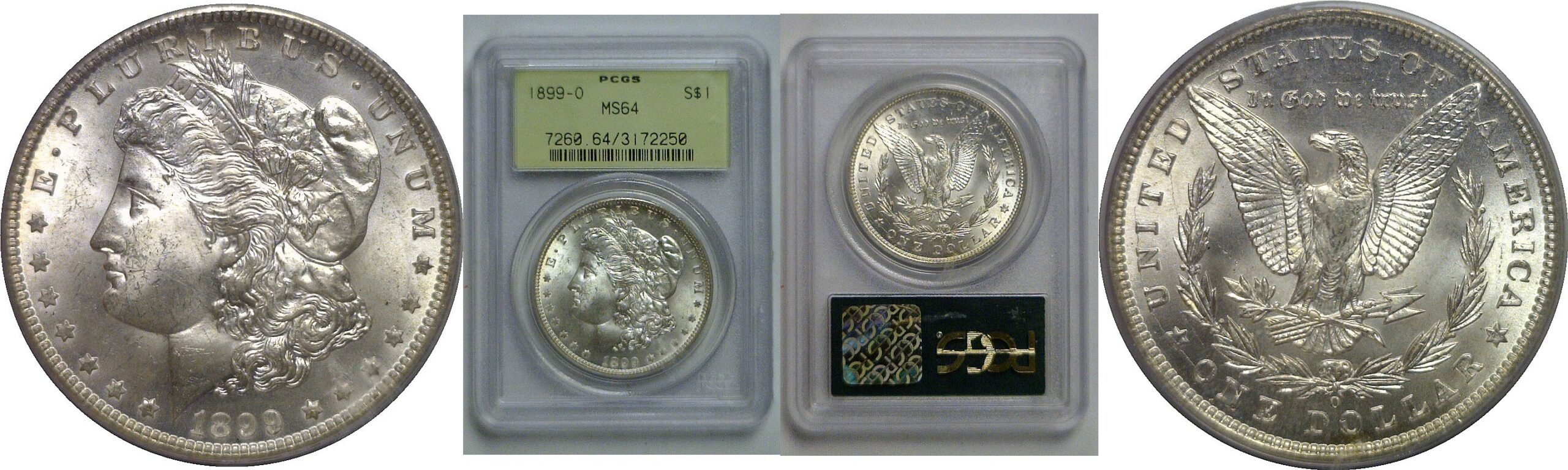 1899-O Morgan Dollar   PCGS MS-64