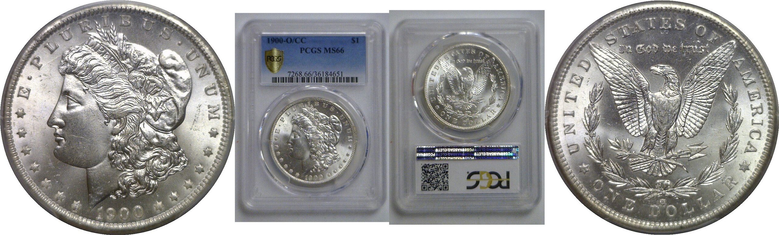 1900-O/CC Morgan Dollar   PCGS MS-66