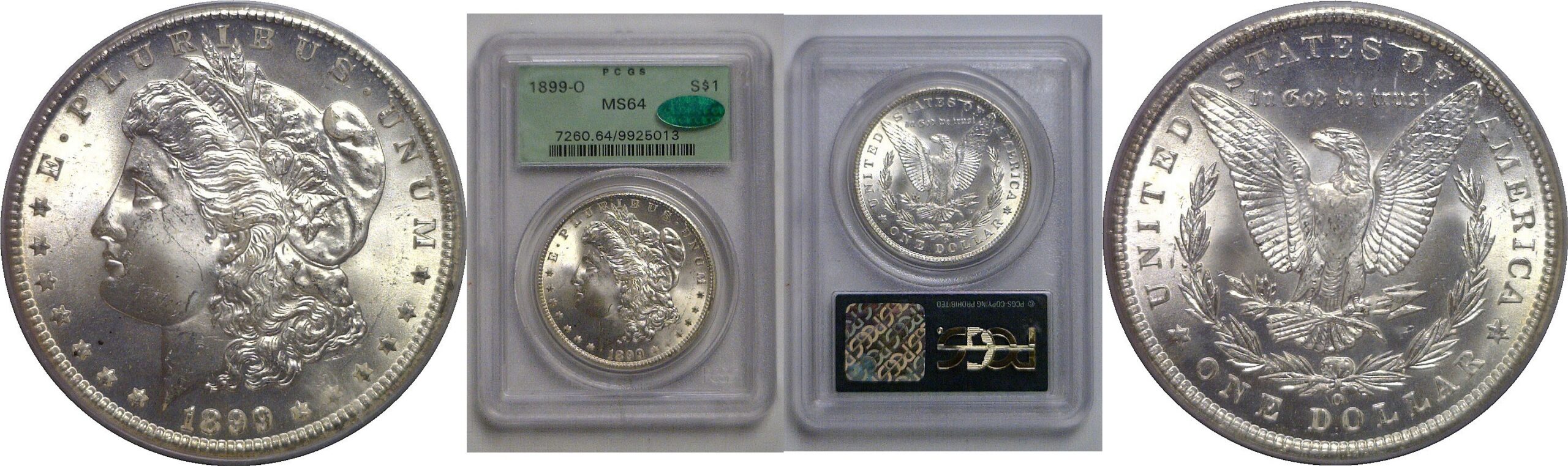 1899-O Morgan Dollar   PCGS MS-64 CAC