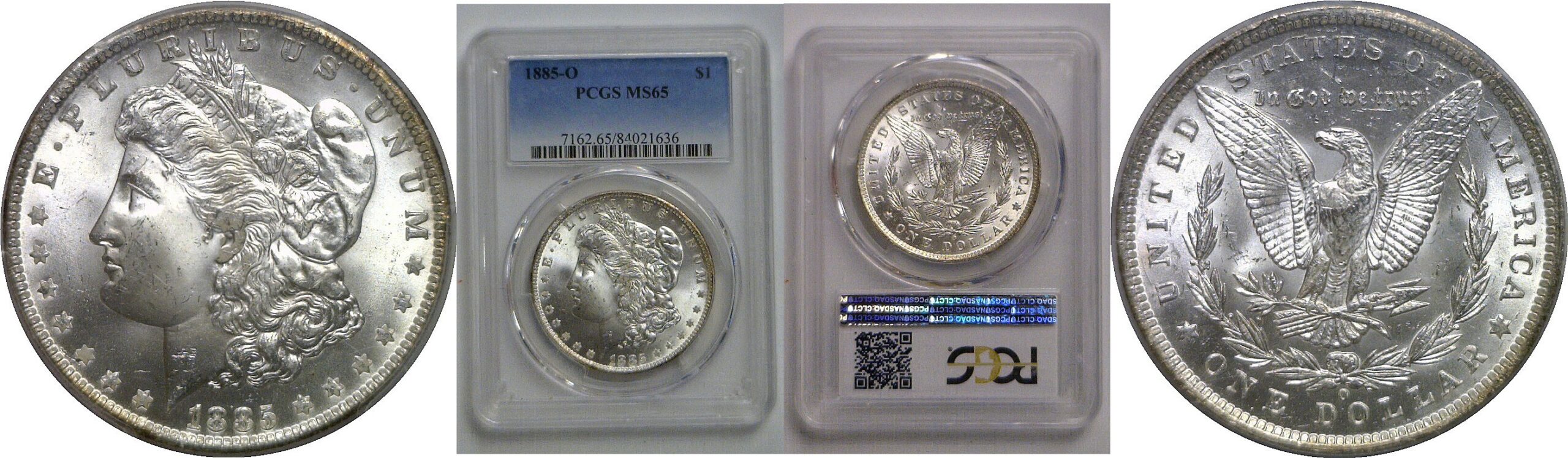 1885-O Morgan Dollar   PCGS MS-65