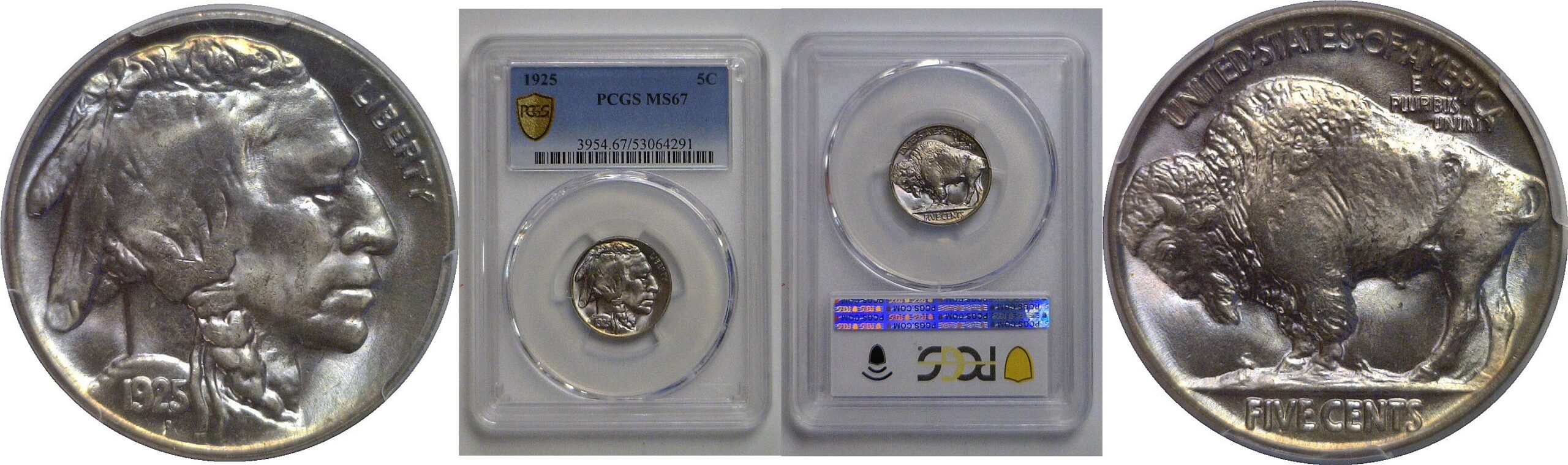 1925 Buffalo Nickel   PCGS MS-67