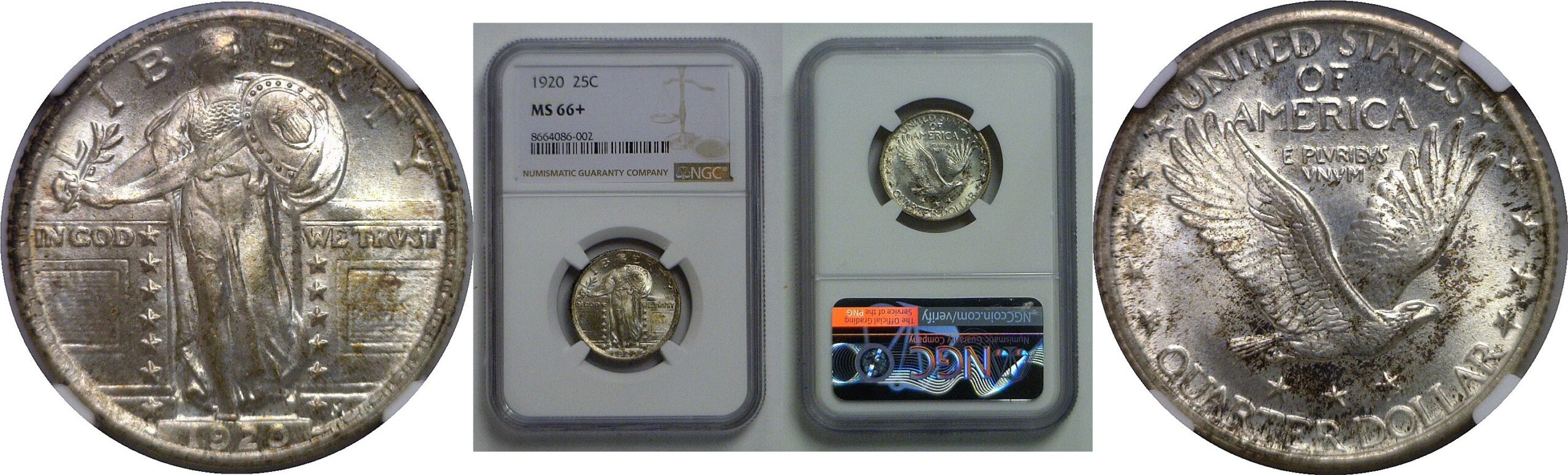 1920 Standing Liberty Quarter   NGC MS-66+
