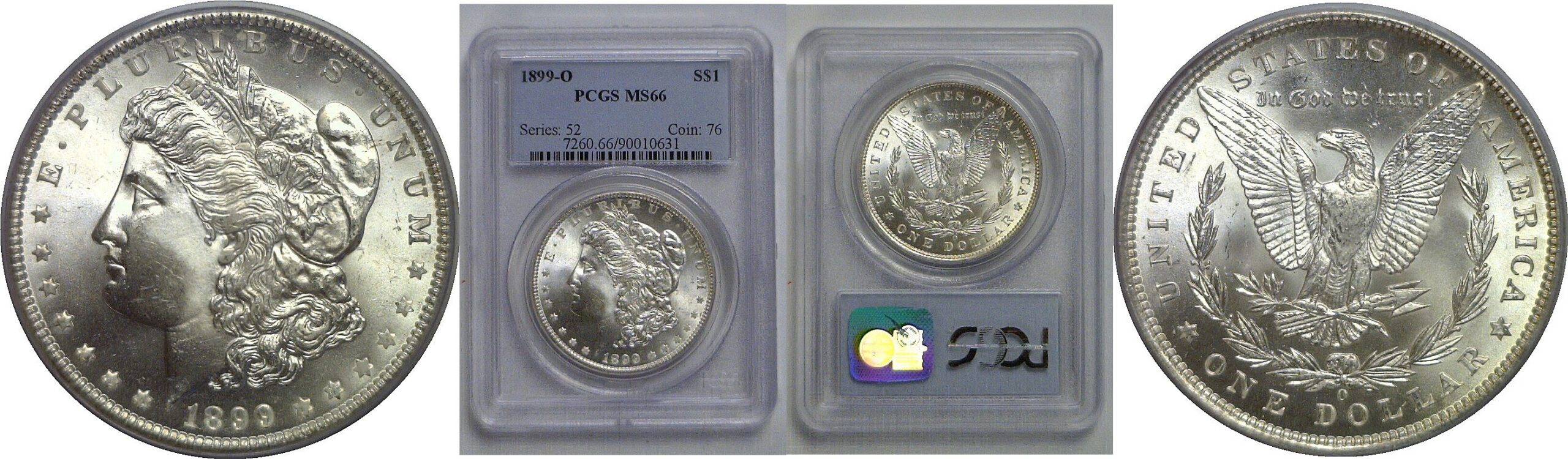 1899-O Morgan Dollar   PCGS MS-66