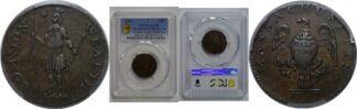 1787 Massachusetts Half Cent   PCGS AU-58