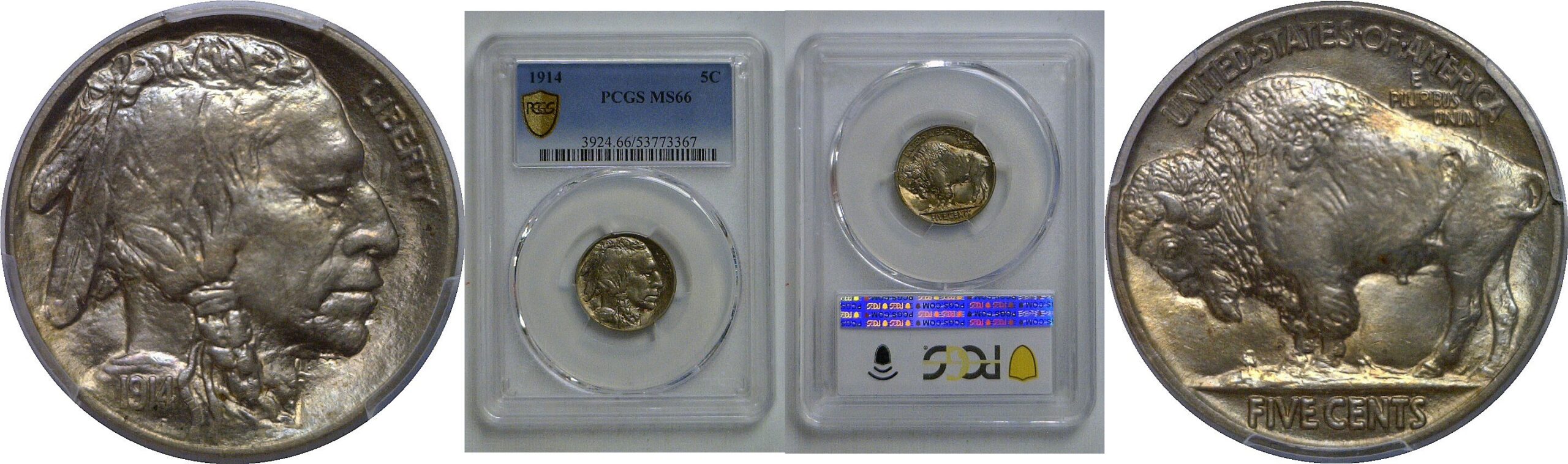 1914 Buffalo Nickel   PCGS MS-66