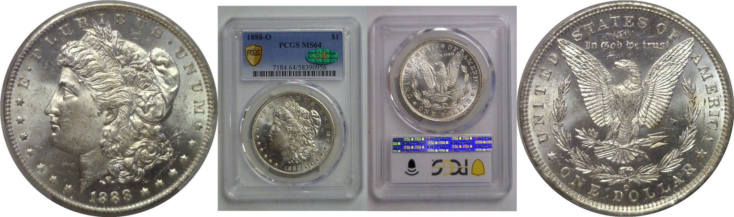 1888-O Morgan Dollar   PCGS MS-64  CAC