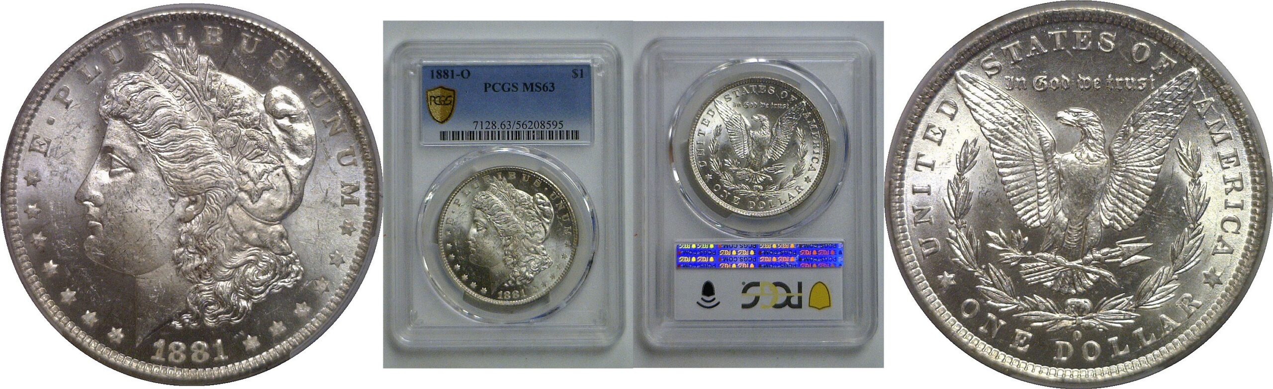 1881-O Morgan Dollar   PCGS MS-63