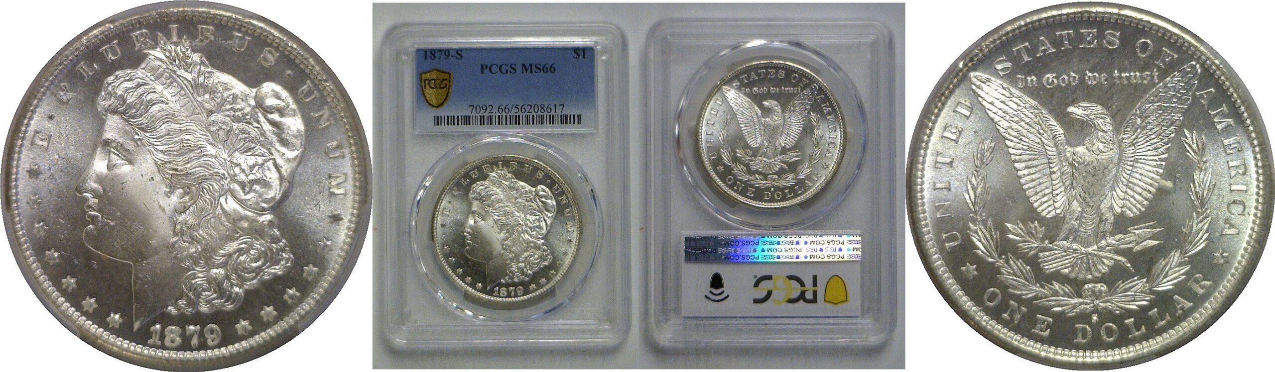 1879-S Morgan Dollar   PCGS MS-66