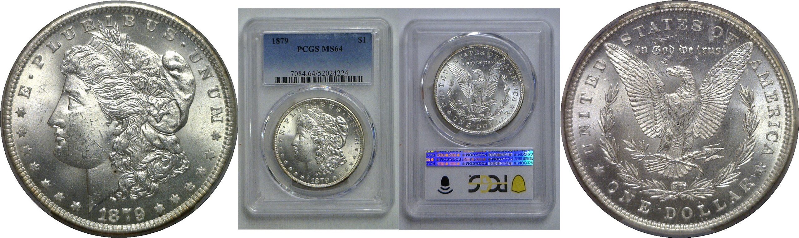 1879 Morgan Dollar   PCGS MS-64
