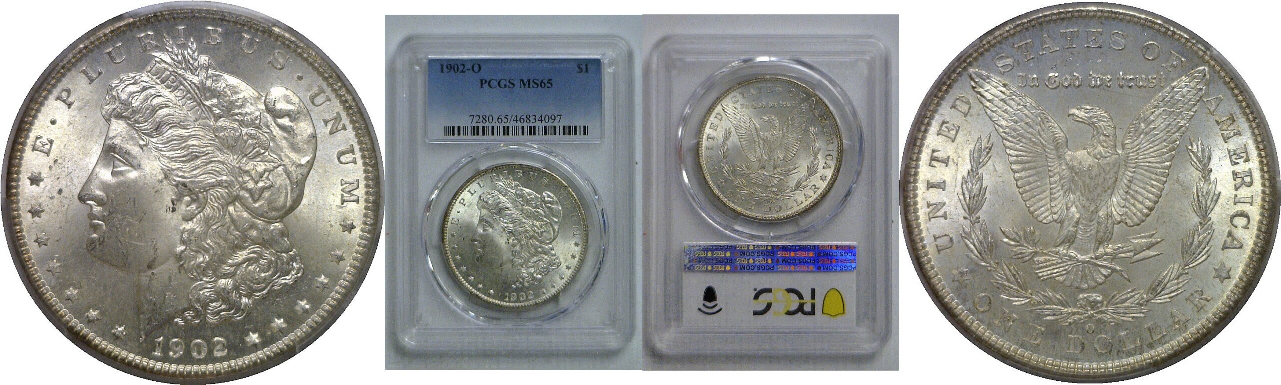 1902-O Morgan Dollar   PCGS MS-65