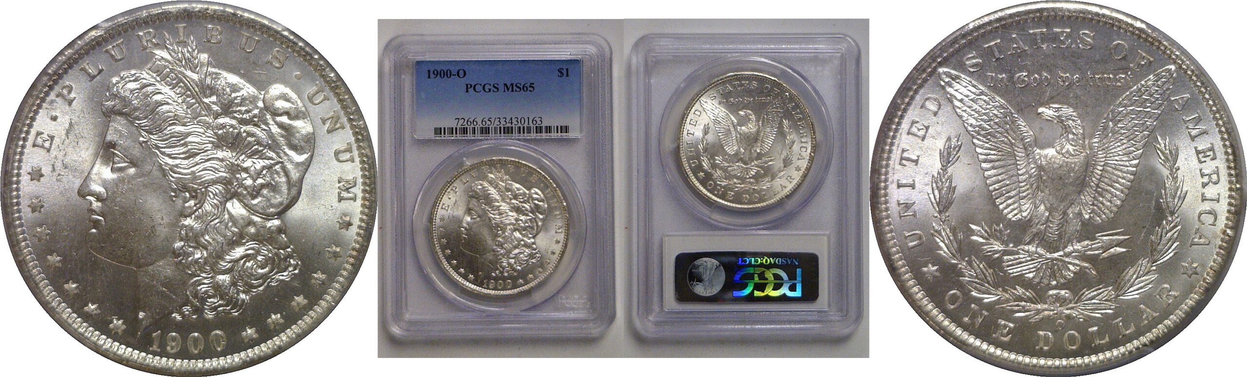 1900-O Morgan Dollar   PCGS MS-65