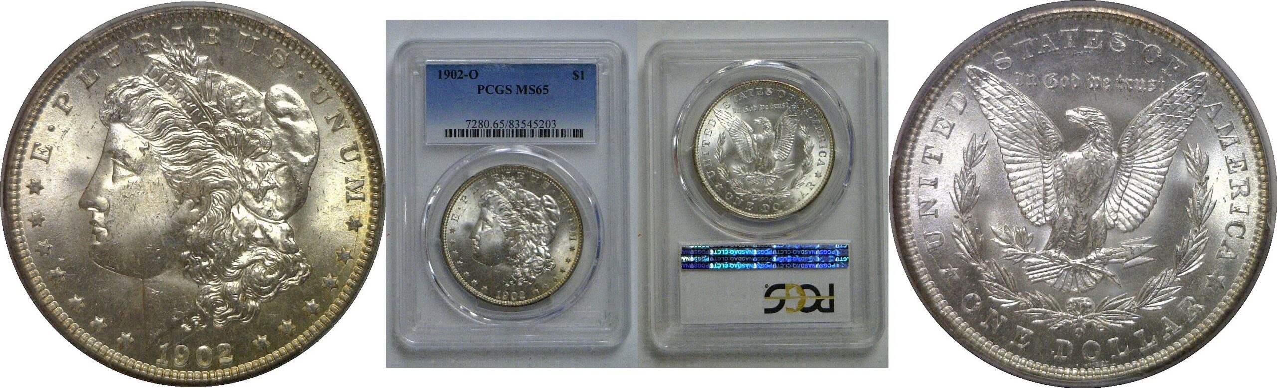 1902-O Morgan Dollar   PCGS MS-65