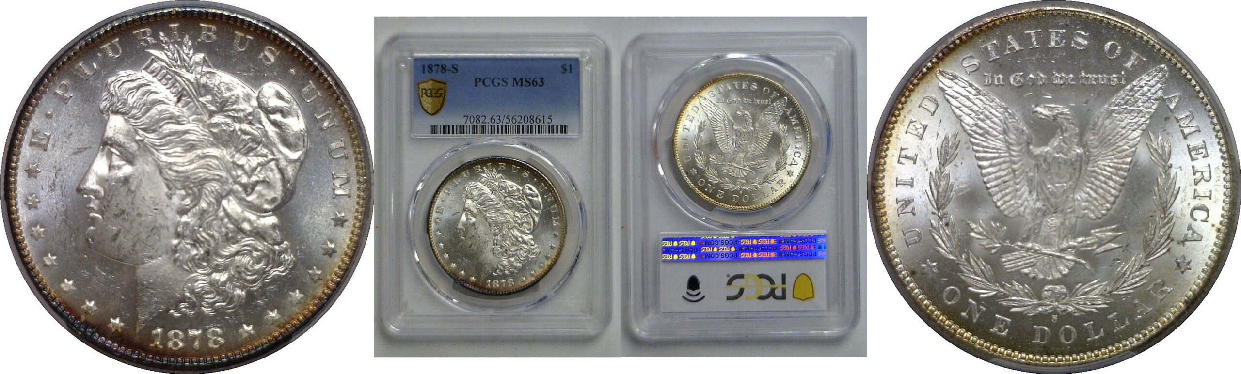 1878-S Morgan Dollar   PCGS MS-63