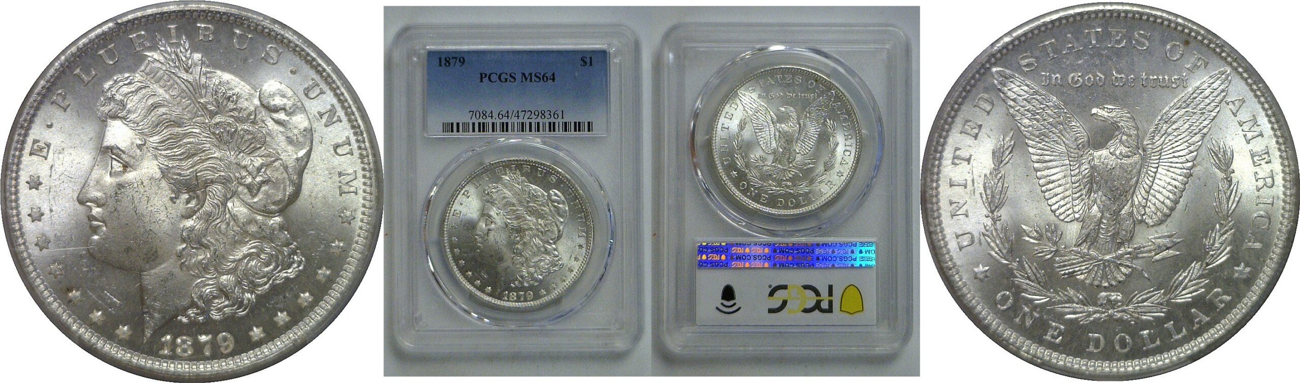 1879 Morgan Dollar   PCGS MS-64