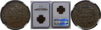 1835 Half Cent   NGC MS-61 BN
