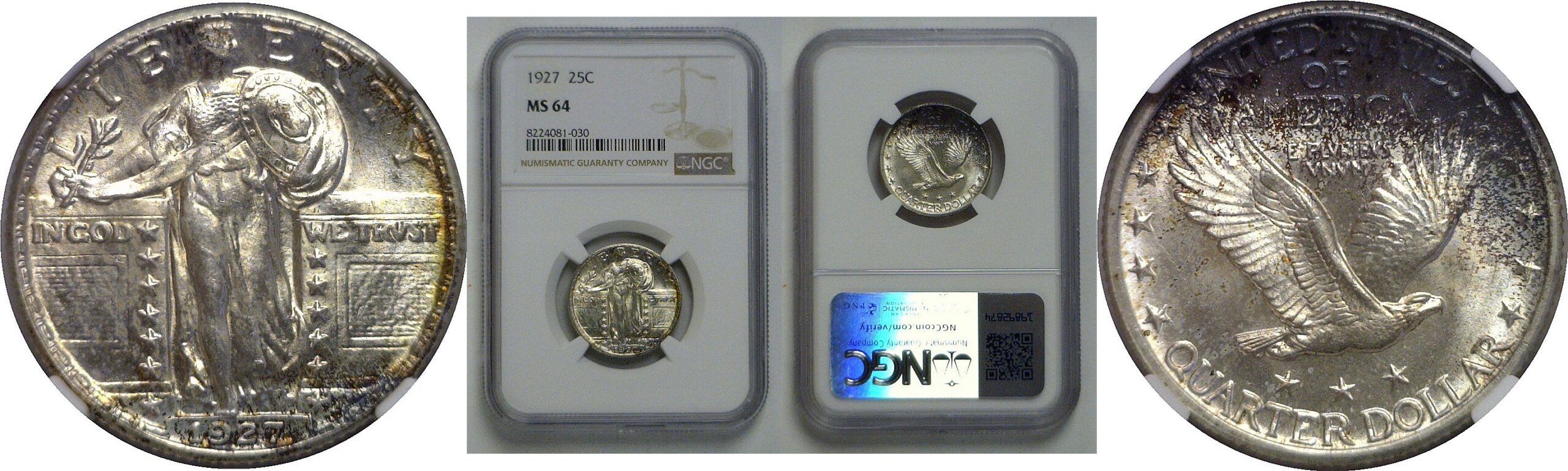 1927 Standing Liberty Quarter   NGC MS-64