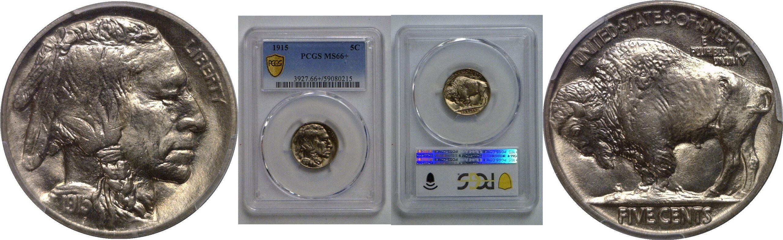 1915 Buffalo Nickel   PCGS MS-66+
