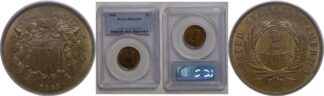 1868 Two Cent Piece   PCGS MS-65 BN