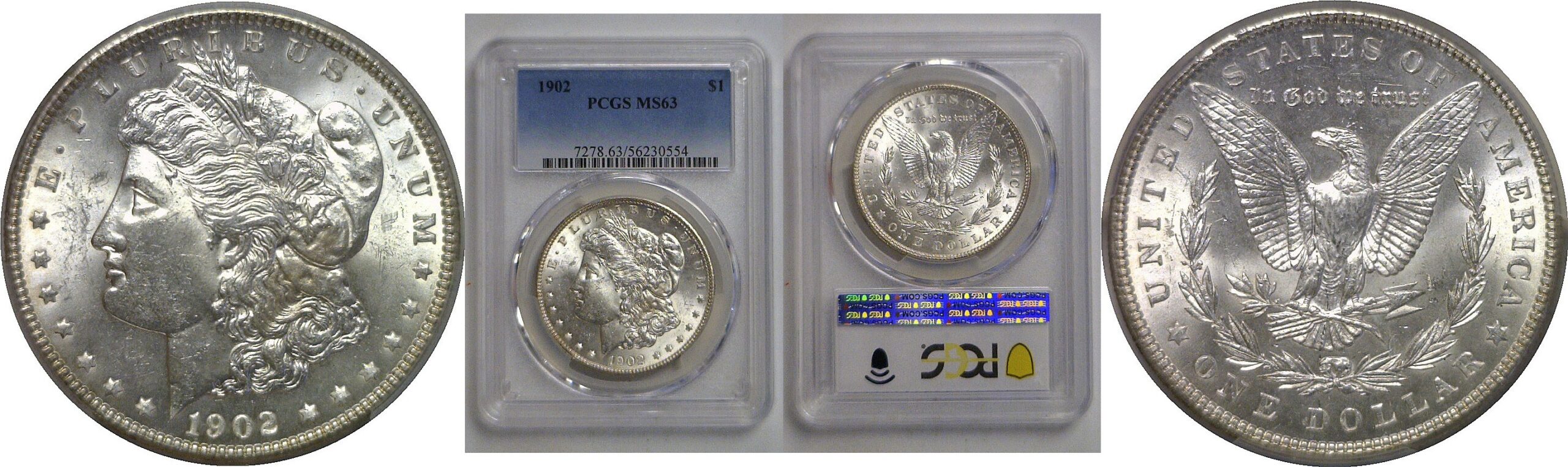 1902 Morgan Dollar   PCGS MS-63