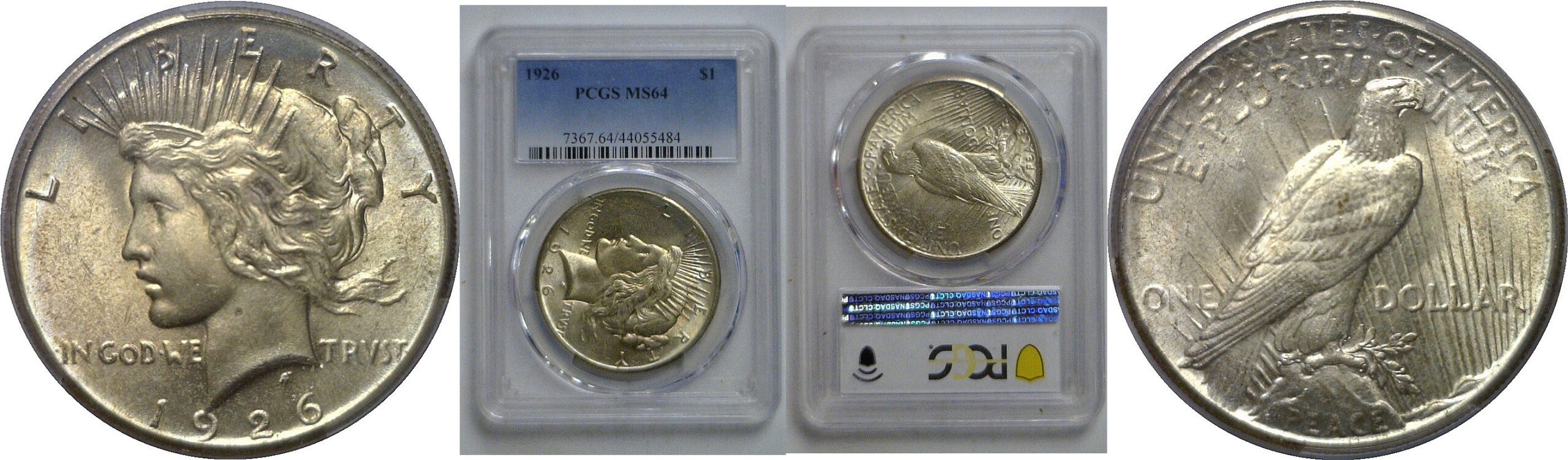 1926 Peace Dollar   PCGS MS-64