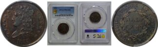 1833 Half Cent   PCGS PR-64 BN