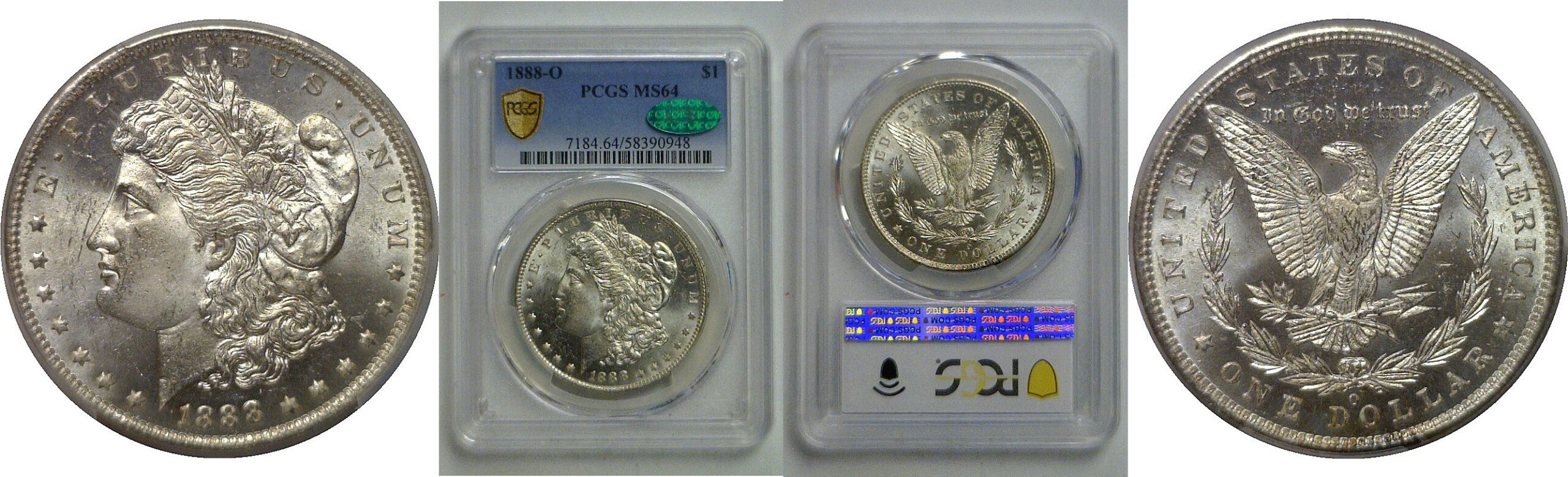 1888-O Morgan Dollar   PCGS MS-64  CAC