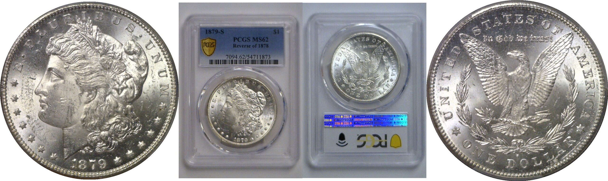 1879-S Reverse of 1878   Morgan Dollar   PCGS MS-62