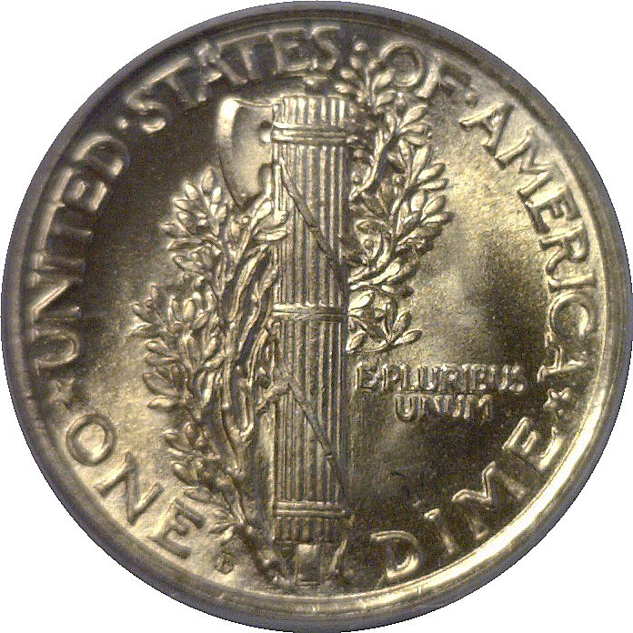 1920-D Mercury Dime PCGS MS-65 FB - Coast to Coast Coins