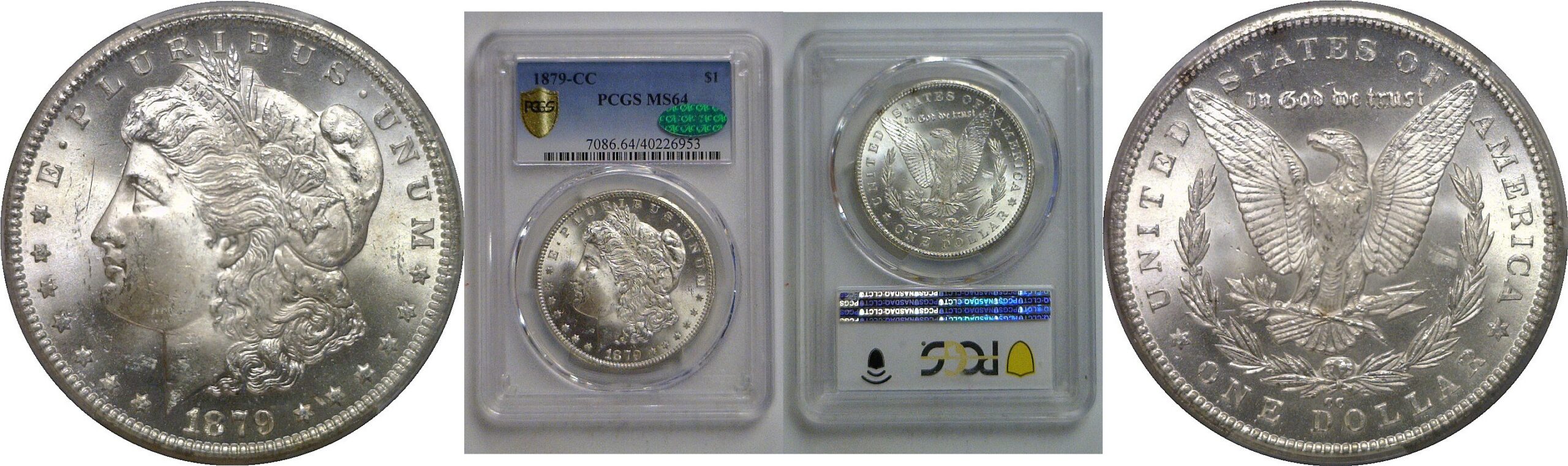 1879-CC Morgan Dollar   PCGS MS-64  CAC
